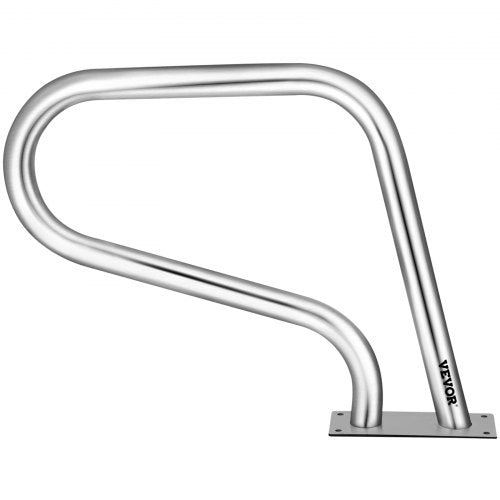 Stainless Steel Pool Handrail 250LBS Load Capacity Rustproof Silver Pool Railing With Blue Grip Cov 6