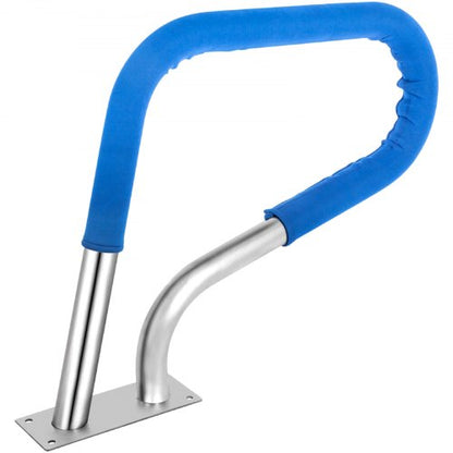 Stainless Steel Pool Rail 32x23 Humanized Swimming Pool Handrail With NonSlip Blue Grip 250LB Capac 8