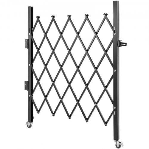 51 X 59 Ft Flexible Expanding Security Gate 360 Rolling Barricade Gate With Padlock 7