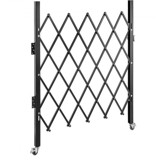 51 X 59 Ft Flexible Expanding Security Gate 360 Rolling Barricade Gate With Padlock 9