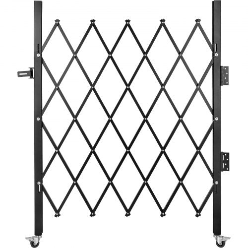 Scissor Gate Or Door With Padlock HeavyDuty 360 Rolling Barricade Gate For Home  Industrial Safety 8
