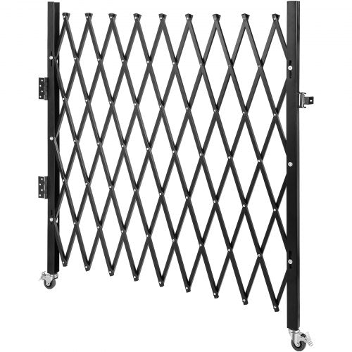 Flexible Expanding Security Gate 360 Rolling Barricade Gate With Padlock  HeavyDuty Scissor Gate Fo 7