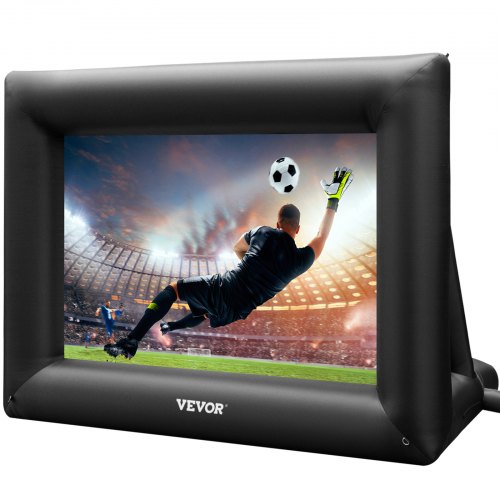 24ft Inflatable Movie Screen Outdoor Theater Projector Screen With 360W Blower  HeavyDuty Oxford Fa 9