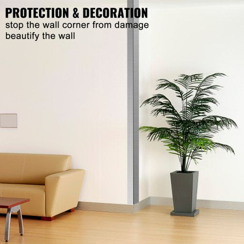 20-Pack 304 Stainless Steel Corner Guards (2 x 2 x 48 Inch), Heavy-Duty Metal Wall Corner