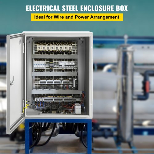 20 X 16 X 10 NEMA 4X Steel Electrical Enclosure IP66 Waterproof  Dustproof Electrical Box 2