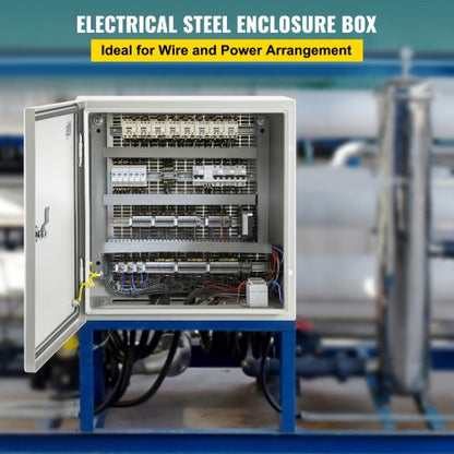 16x16x8 NEMA 4X Steel Electrical Box IP66 Waterproof  Dustproof Enclosure IndustrialGrade 2