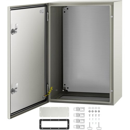 IndustrialGrade Steel Electrical Box 24x16x10 Inches IP66 Waterproof  Dustproof Enclosure 1