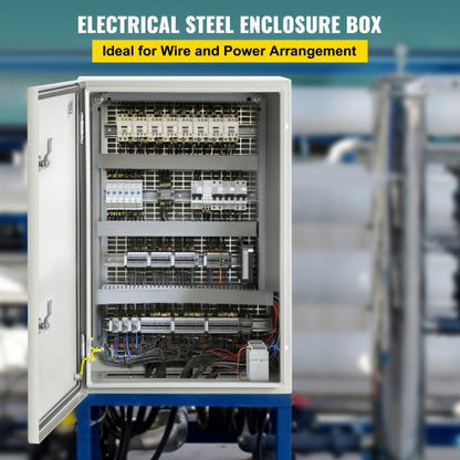 IndustrialGrade Steel Electrical Box 24x16x10 Inches IP66 Waterproof  Dustproof Enclosure 2