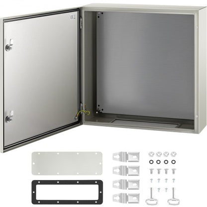 24x24x8 NEMA 4X Steel Electrical Box IP66 Waterproof  Dustproof Enclosure IndustrialGrade Outdoor 1