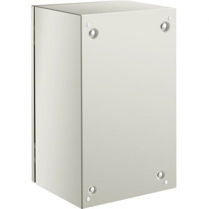 Industrial Steel Electrical Box (20x12x10 Inches), 4X Rated, IP66 Waterproof Enclosure with Removable Backplate