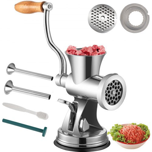 HeavyDuty Manual Meat Grinder  304 Stainless Steel MultiFunction Sausage Stuffer  Coffee Grinder Fo 2