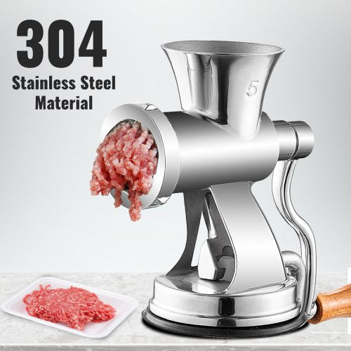 HeavyDuty Manual Meat Grinder  304 Stainless Steel MultiFunction Sausage Stuffer  Coffee Grinder Fo 3