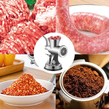 HeavyDuty Manual Meat Grinder  304 Stainless Steel MultiFunction Sausage Stuffer  Coffee Grinder Fo 1
