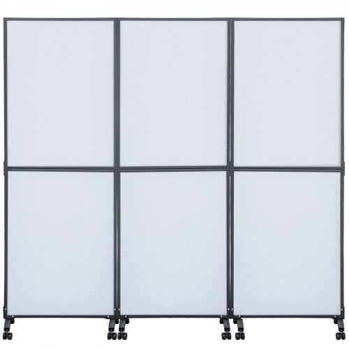 Acoustic Room Divider 3Pack Office Partition Wall Panel Set 72 X 66  Soundproof Mobile  Tackable Fo 7