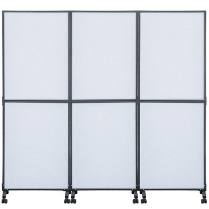 Acoustic Room Divider 3Pack Office Partition Wall Panel Set 72 X 66  Soundproof Mobile  Tackable Fo 7