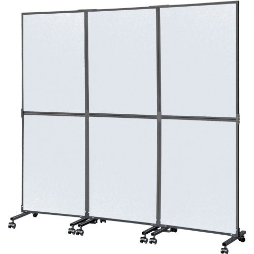 Acoustic Room Divider 3Pack Office Partition Wall Panel Set 72 X 66  Soundproof Mobile  Tackable Fo 8