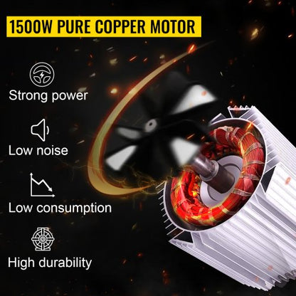Electric Hoist Winch, Portable Winch Crane with Lift, Wire & Wireless Remote Control, Safety Overload Protection