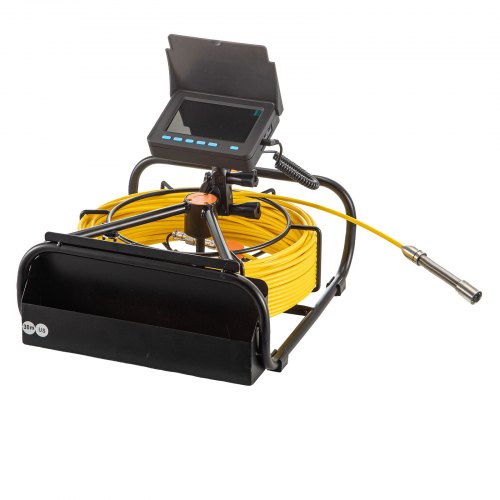 Sewer Camera, Screen Pipeline Inspection Camera w/DVR Function & Waterproof IP68 Borescope Snake Cable