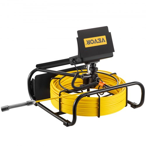 Sewer Camera With LCD Screen Waterproof IP68 Pipeline Inspection Camera With DVR Snake Cable  LED L 8