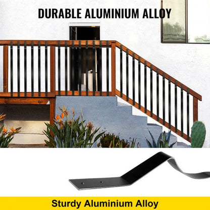 3225 Metal Deck Spindles 26Pack WaveDesign Aluminum Alloy Balusters For Porch Stair  Deck Railings 2