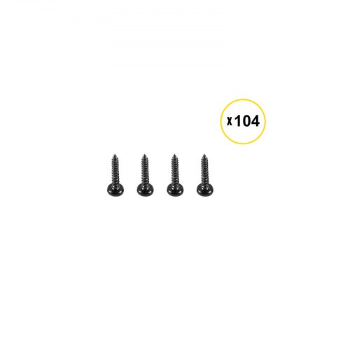 26-Pack Iron Deck Railing Balusters, 32.25 Staircase Baluster with Screws for Wood & Composite Deck
