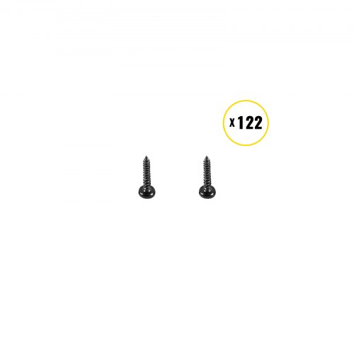 Metal Deck Balusters, Black Aluminum Alloy Stair Railing Spindles with Screws for Wood & Composite Deck, Stylish Outdoor