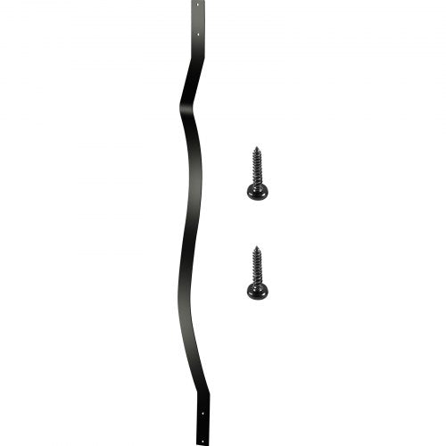 Metal Deck Balusters, Black Aluminum Alloy Stair Railing Spindles with Screws for Wood & Composite Deck, Stylish Outdoor
