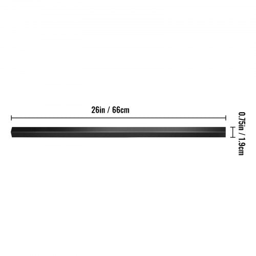 101Pack Aluminum Alloy Deck Spindles 26x075 Square Balusters For Wood  Composite Deck Railings 8