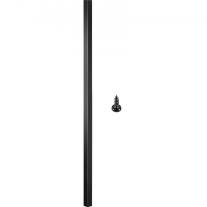 32 X 08 Aluminum Deck Balusters 101Pack PowderCoated Square Spindles For Stair Railing Porch  Compo 10