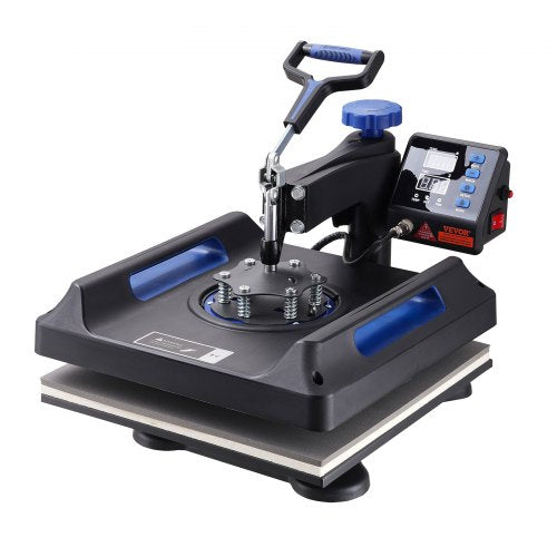 15x15 5in1 Heat Press Machine Digital Control Sublimation Printer For TShirts Hats Mugs  Plates 10