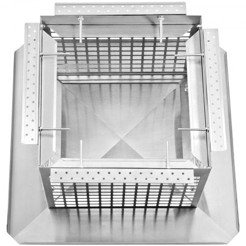 304 Stainless Steel Chimney Cap 13x13 Adjustable Fireplace Cover With Mesh  Metal Spark Arrestor Fo 9