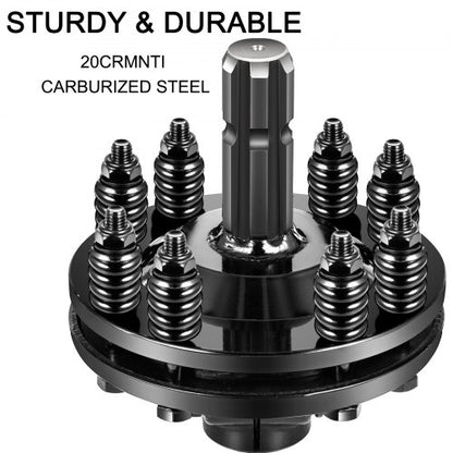 Adjustable Rotary Cutter Slip Clutch Black PTO Slip Clutch With 138 X 6 Spline Ends  TorqueLimiting 4