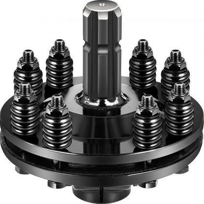 Adjustable Rotary Cutter Slip Clutch Black PTO Slip Clutch With 138 X 6 Spline Ends  TorqueLimiting 1