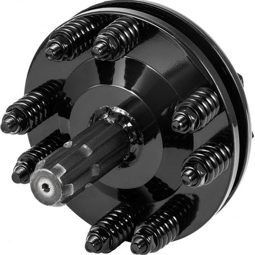 Adjustable Rotary Cutter Slip Clutch Black PTO Slip Clutch With 138 X 6 Spline Ends  TorqueLimiting 9