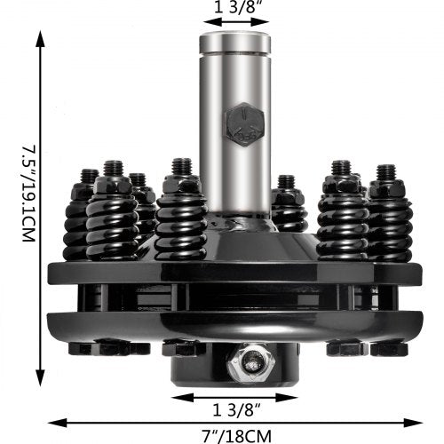 138 PTO Slip Clutch  Carburized Steel Tractor Slip Clutch Adjustable Rotary Cutter Clutch For Brush 7