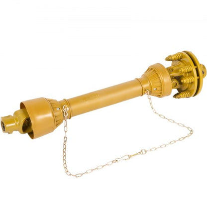 Yellow PTO Shaft WSlip Clutch HeavyDuty Series 4 Tractor PTO Shaft 31541 For Bush Hog  Finish Mower 9