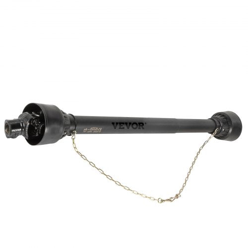 Adjustable Series PTO Shaft, Spline Tractor to Round Implement Ends, Heavy-Duty PTO Driveline, for Rotary Cutter, Brush