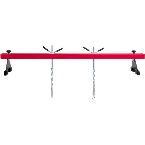 100 Lbs Capacity Engine Support Bar HeavyDuty Engine Hoist With Dual Hooks  Adjustable 2Point Lift  7