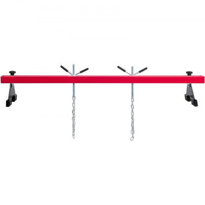 100 Lbs Capacity Engine Support Bar HeavyDuty Engine Hoist With Dual Hooks  Adjustable 2Point Lift  7