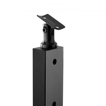 Stainless Steel PreDrilled Railing Post 42 Black Powder Coated Deck Railing Pickets W Rotating Cast 9