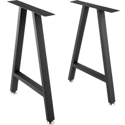 28 Steel Table Legs Set Heavy Duty AFrame Furniture Legs WFloor Protectors  RustResistant Polyureth 8