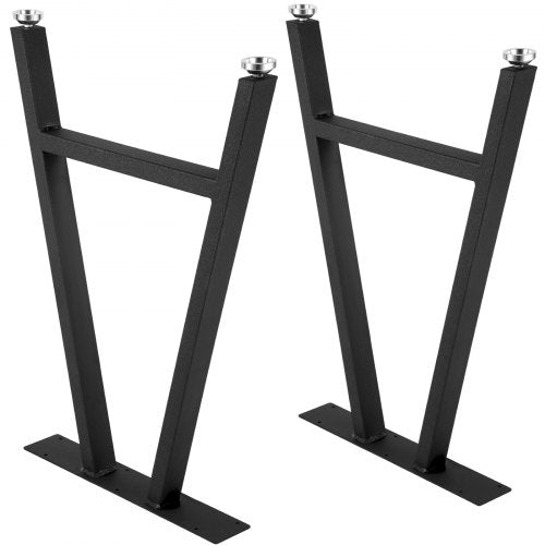28 Steel Table Legs Set Heavy Duty AFrame Furniture Legs WFloor Protectors  RustResistant Polyureth 9