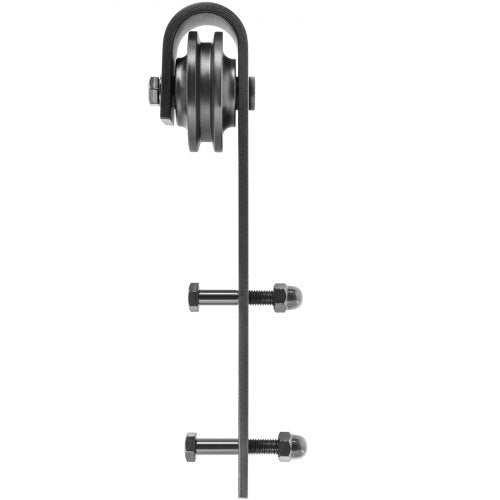 Sliding Barn Door Hardware Kit, Heavy-Duty 330LBS Double Barn Door Kit with Carbon Steel Track Thick & Wide Doors