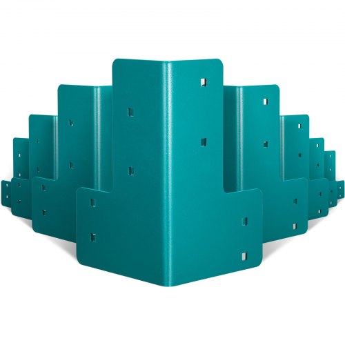 Heavy-Duty Workbench Corner Brackets Kit, Steel Table Frame Connectors w/ Bolts, Right Angle Shop Table
