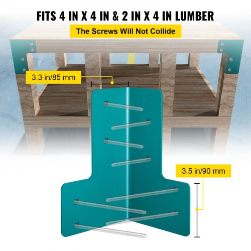 Heavy-Duty Workbench Corner Brackets Kit, Steel Table Frame Connectors w/ Bolts, Right Angle Shop Table