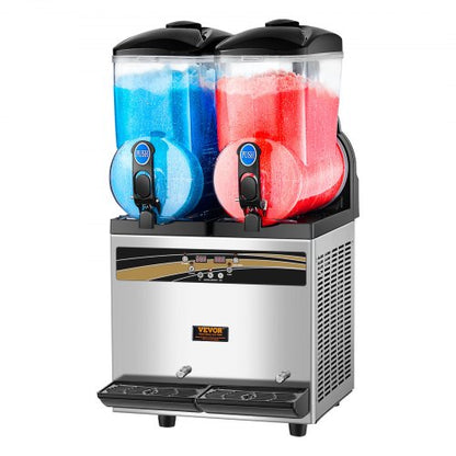 Commercial Margarita Maker, Slushie Machine, Frozen Smoothie Drink Machine for Supermarkets, Cafes, bars