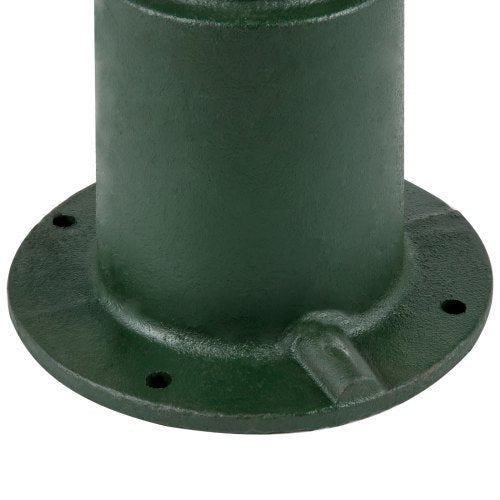 Antique Hand Water Pump Stand, Cast Iron Pitcher Pump Stand for Well Yard Pond Garden, Green Old-Fashioned Water Pump