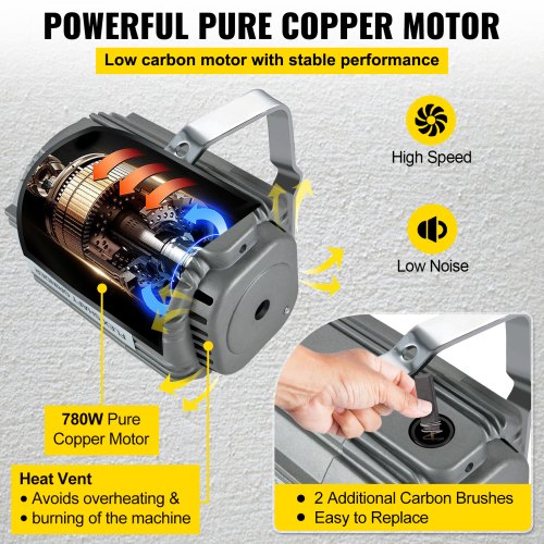 Flex Shaft Rotary Grinder Tool Kit, Hanging Grinding Machine with Jaw Chuck, Foot Pedal & Accessories