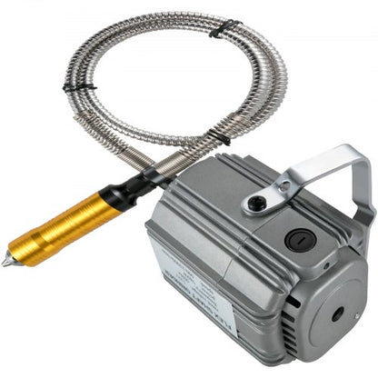 Flex Shaft Rotary Grinder Tool Kit, Hanging Grinding Machine with Jaw Chuck, Foot Pedal & Accessories