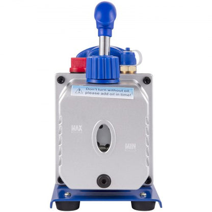 Vacuum Pump HP Single Stage HVAC AC Refrigeration Kit With Manifold Gauge Set For AC Systems PA Ult 8